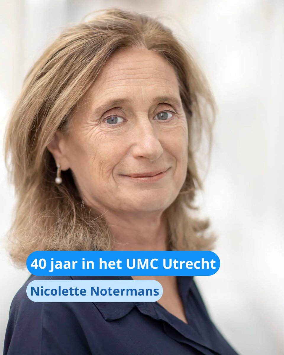 UMC Utrecht (@umcutrecht) on Twitter photo Na 40 jaar neemt hoogleraar en afdelingshoofd #Neurologie Nicolette Notermans afscheid van het <a href="/UMCUtrecht/">UMC Utrecht</a>. Meer over haar carrière, de oprichting van de poli Neuromusculaire Ziekten en haar toekomstplannen lees je hier: umcutrecht.nl/nieuws/terugbl… Na 40 jaar neemt hoogleraar en afdelingshoofd #Neurologie Nicolette Notermans afscheid van het <a href="/UMCUtrecht/">UMC Utrecht</a>. Meer over haar carrière, de oprichting van de poli Neuromusculaire Ziekten en haar toekomstplannen lees je hier: umcutrecht.nl/nieuws/terugbl…