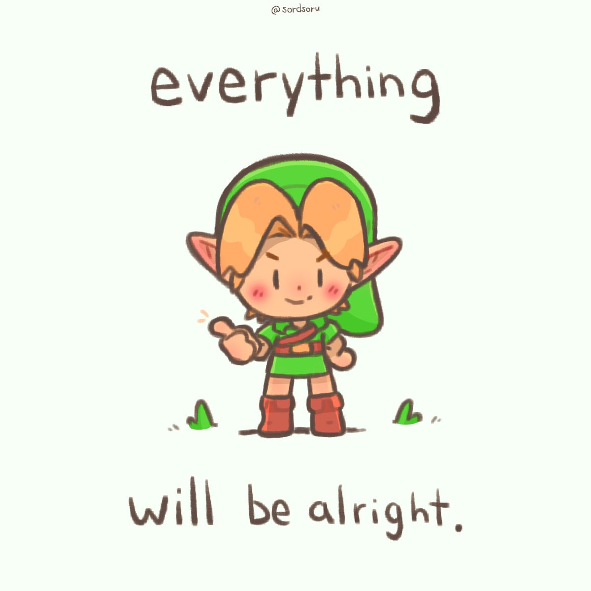 Everything will be alright! 👍 #zelda