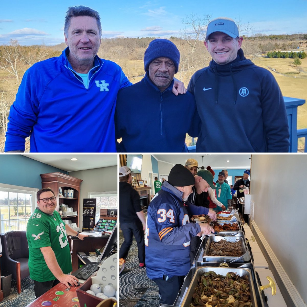 BlueRidgeShadow's tweet image. Congrats to Brian West, Harris Tracy, Jim Grim (not pictured), &amp;amp; Josh Browne on taking home the 2025 Big Game Scramble Title! They shot a 14 under par 58 to best the field! It was a great way to kick-off Super Bowl Sunday! Way to go guys! #golf #golfouting #wintergolf #superbowl