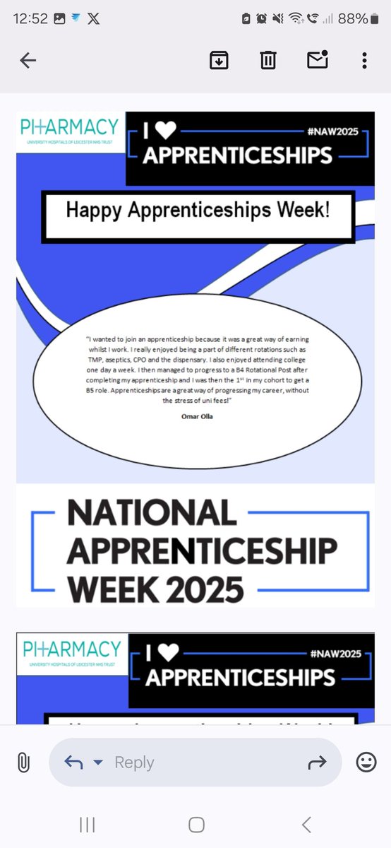 A enlightening statment from one of our apprentices.

Thank you for joining our team!

#ApprenticeshipWeek 
#Apprentice 
#Apprentice