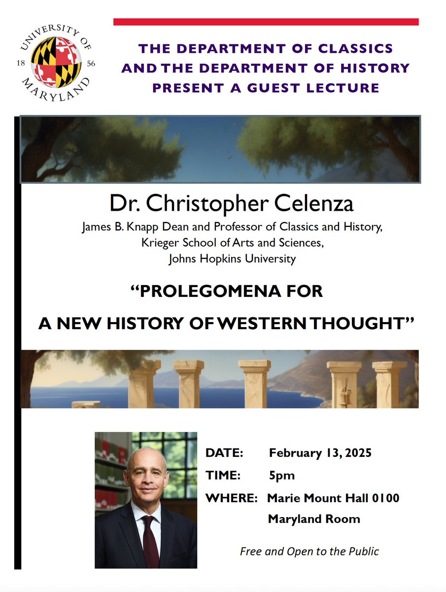 UMD Classics (@umdclassics) on Twitter photo This exciting talk will take place later today! Come one, come all! This exciting talk will take place later today! Come one, come all!