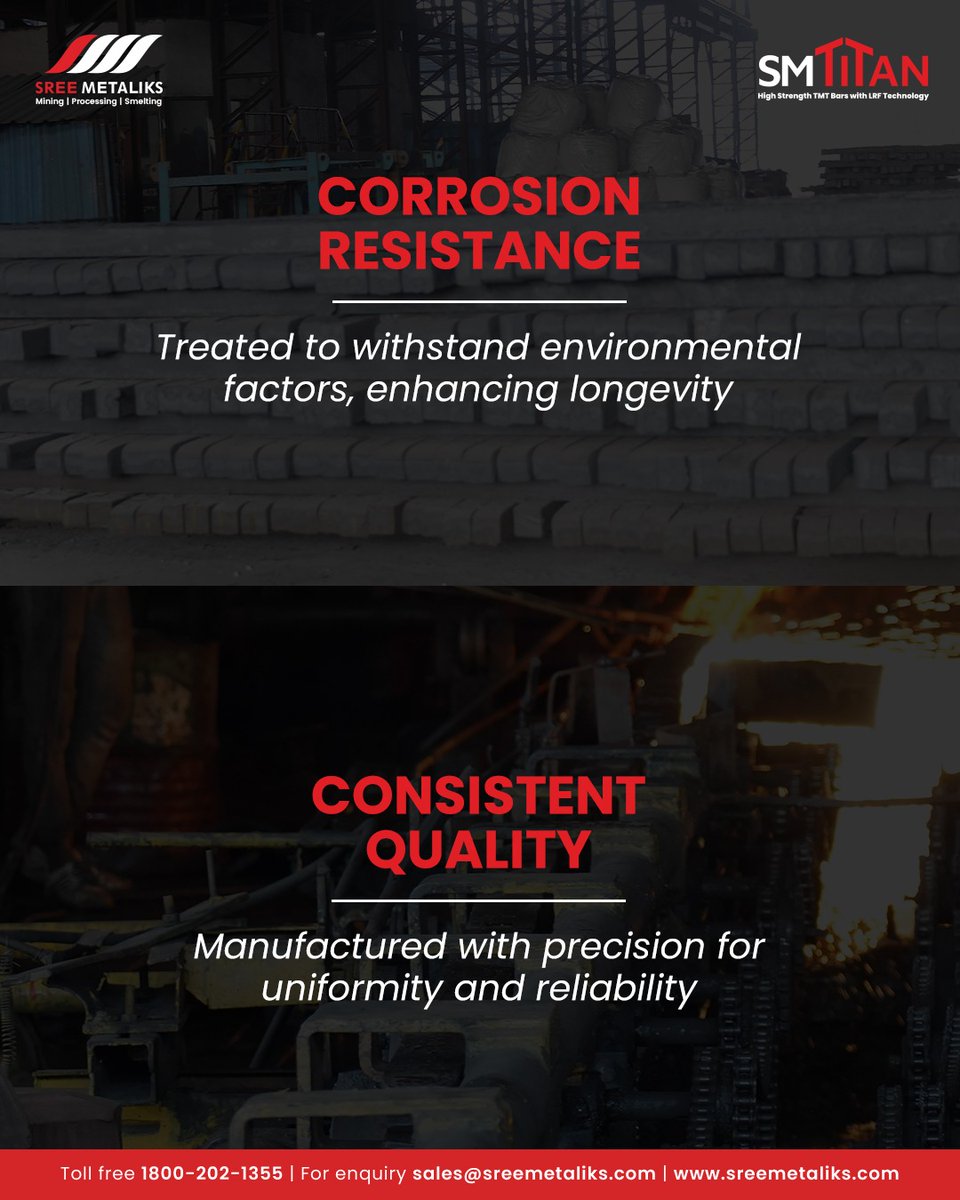 SreeMetaliks's tweet image. When it comes to modern construction, MS Billets are your go-to for consistency, flexibility, and toughness. Built to last through time and tough conditions! 

 #MSBillets #modernconstruction #construction #sreemetaliks #Ironandsteel #tmt #tmtbars #smtitan