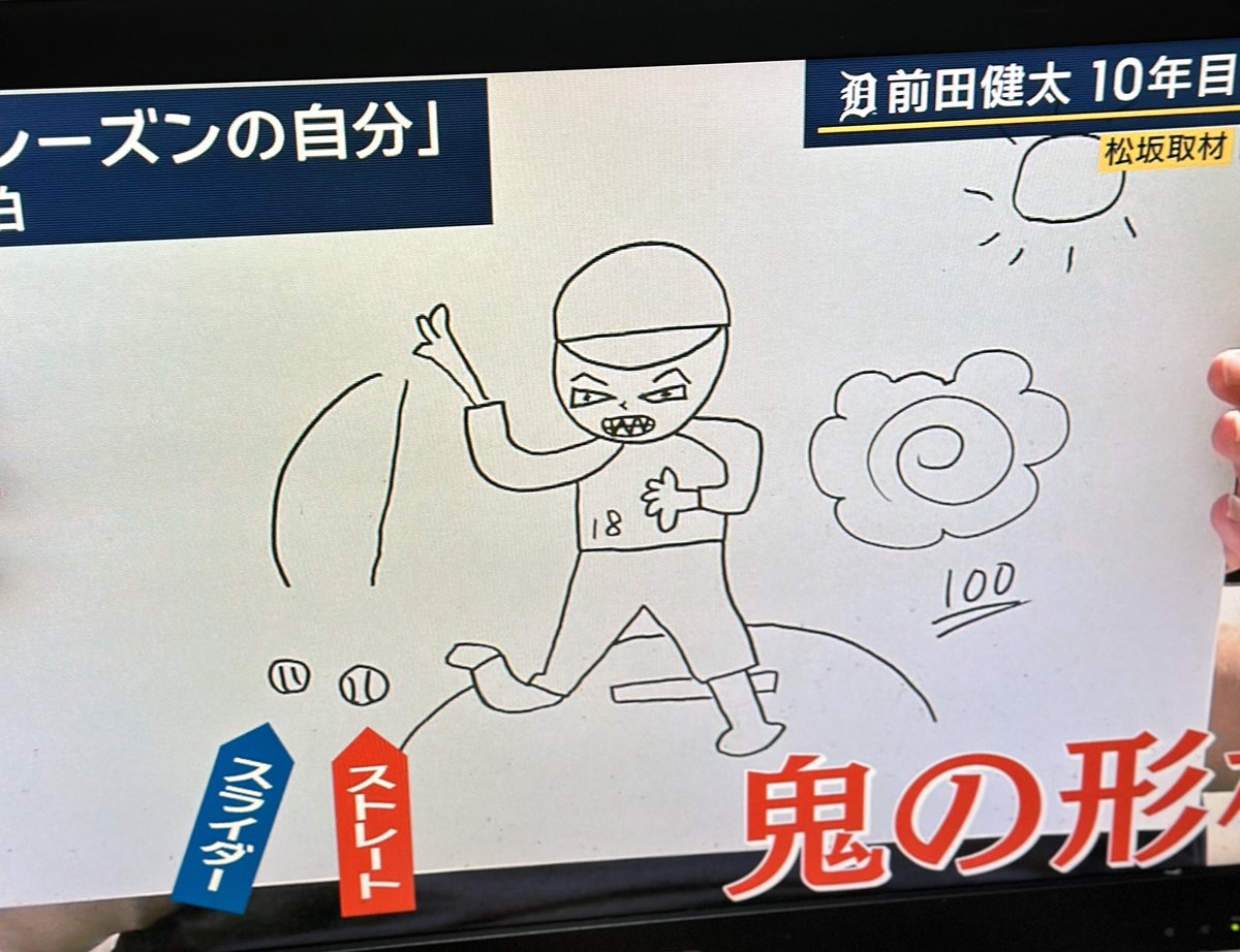 マエケン画伯、最高かわいい #前田健太