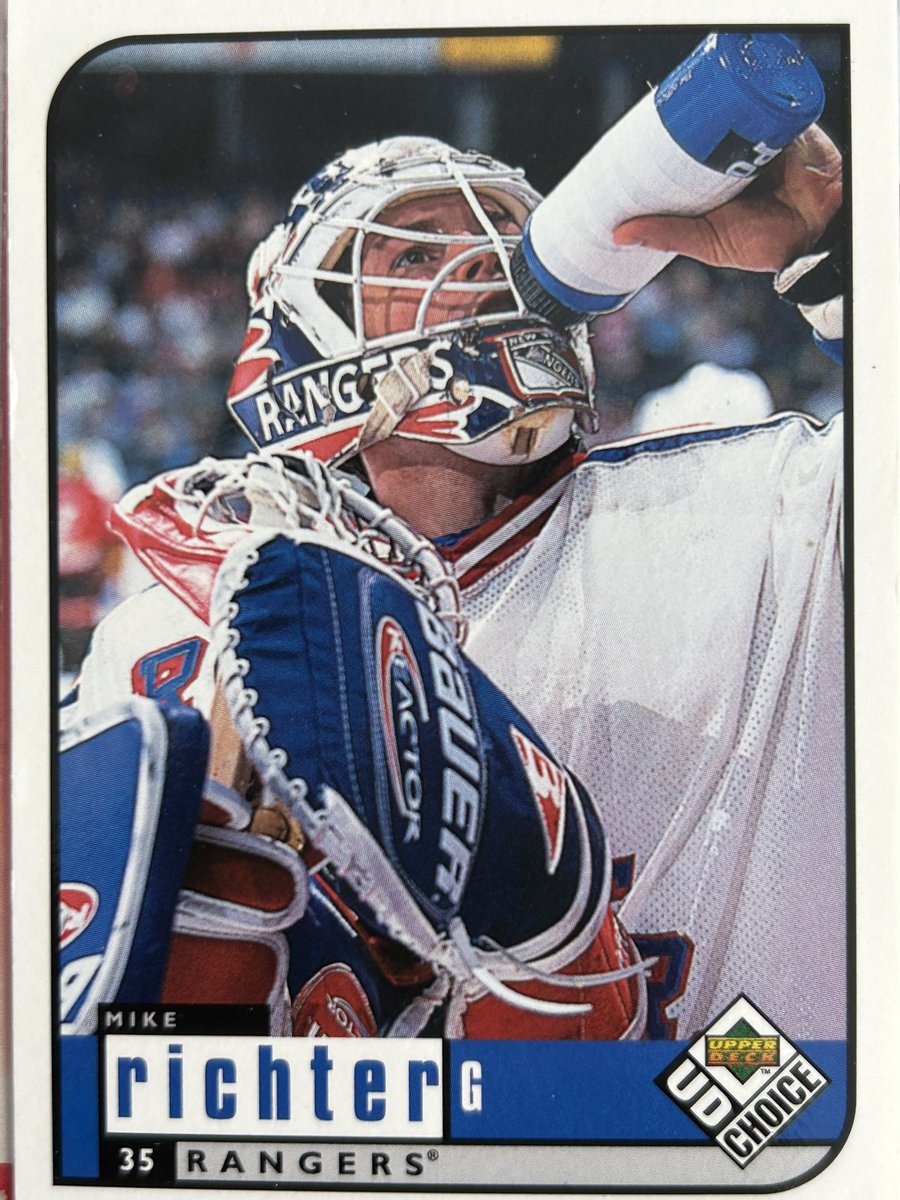 Claude6Landry's tweet image. Mike Richter