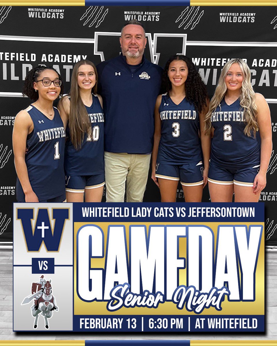 Whitefield Girls Basketball (@whitefield_gbb) on Twitter photo IT’S GAMEDAY‼️
IT’S SENIOR NIGHT‼️
IT’S <a href="/noelsmithh/">Noel Smith</a> BIRTHDAY‼️😃🎉🎈
It’s the Lady Cats (19-6) hosting J’town in a District 24 matchup.
🆚 J’town
⏰ 6:30p
📍 Whitefield Academy
🎟️ Cash/Card at gate IT’S GAMEDAY‼️
IT’S SENIOR NIGHT‼️
IT’S <a href="/noelsmithh/">Noel Smith</a> BIRTHDAY‼️😃🎉🎈
It’s the Lady Cats (19-6) hosting J’town in a District 24 matchup.
🆚 J’town
⏰ 6:30p
📍 Whitefield Academy
🎟️ Cash/Card at gate