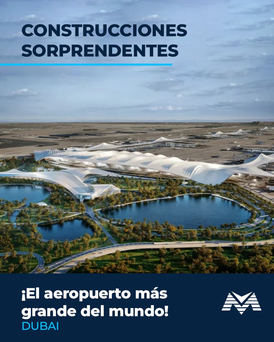 El Aeropuerto Internacional Al Maktoum en Dubái está en proceso de convertirse en el más grande del mundo, con una inversión de más de 32 mil millones de euros.

Este proyecto no solo representa un hito en infraestructura, sino que también impulsará significativamente la economía