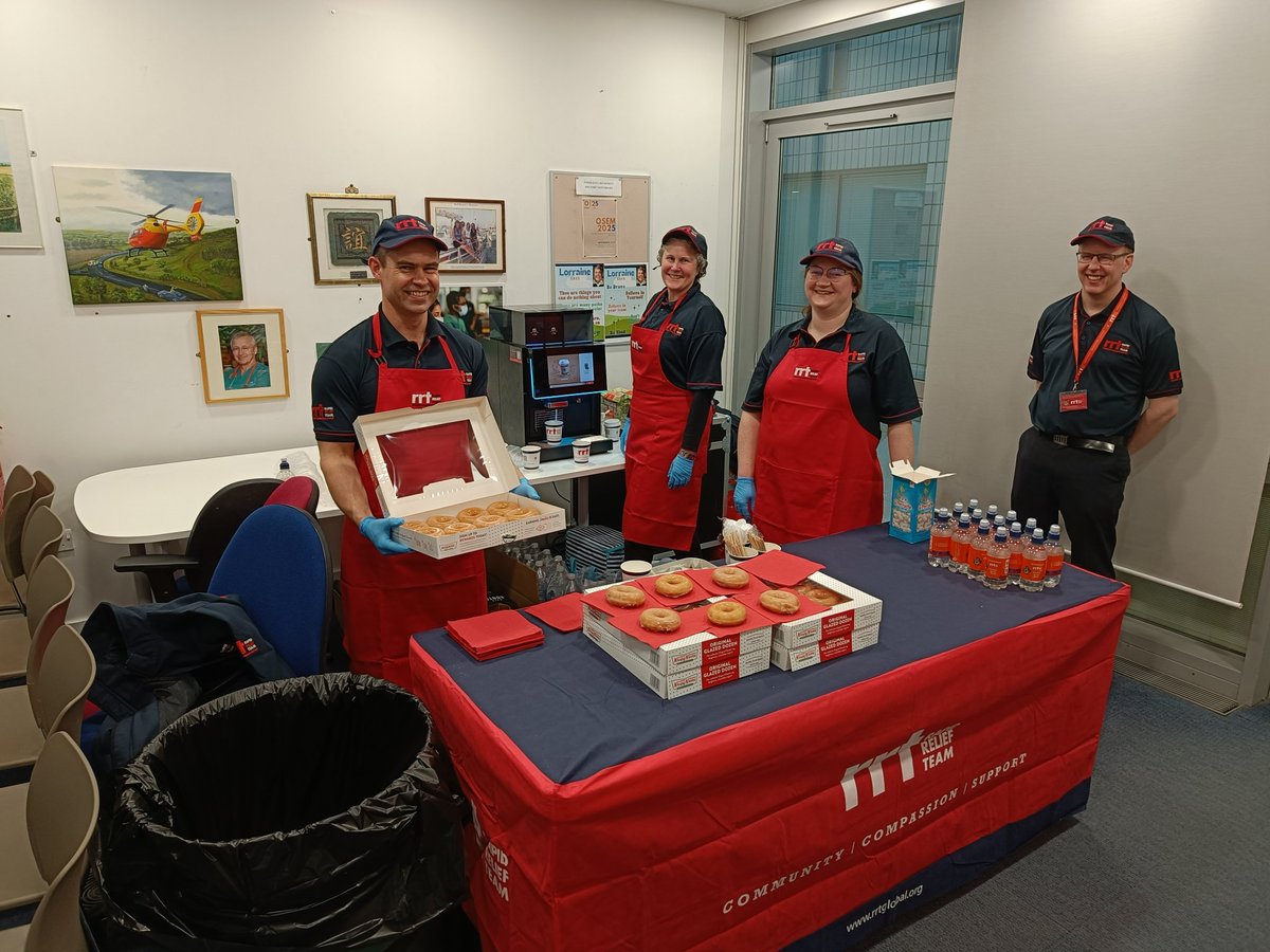 ED/EAU Nursing JR OUH (@edeaunursingouh) on Twitter photo Many thanks to <a href="/RRT_UK/">Rapid Relief Team UK</a> who provided tea, coffee, & an unexpected morale boost for our staff at handover this morning 🩵 Many thanks to <a href="/RRT_UK/">Rapid Relief Team UK</a> who provided tea, coffee, & an unexpected morale boost for our staff at handover this morning 🩵