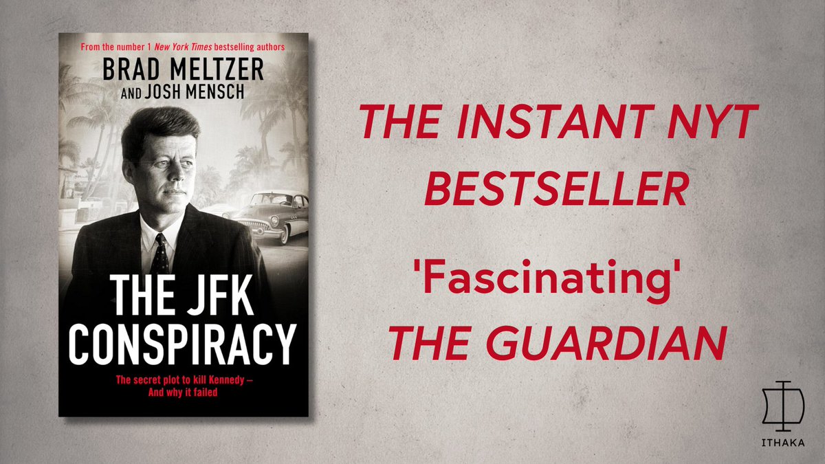 Ithaka Press (@ithakapress) on Twitter photo The JFK Conspiracy by <a href="/bradmeltzer/">Brad Meltzer</a> and <a href="/joshmensch/">Josh Mensch</a> is out today!
Discover the true story of the little-known plot that could have put an end to JFK's historic presidency - before it even began. The JFK Conspiracy by <a href="/bradmeltzer/">Brad Meltzer</a> and <a href="/joshmensch/">Josh Mensch</a> is out today!
Discover the true story of the little-known plot that could have put an end to JFK's historic presidency - before it even began.