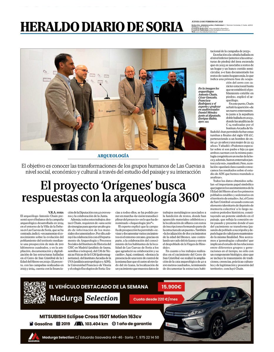 IES Antonio Machado (@iesmachado) on Twitter photo Nuestro compañero Fran Rodríguez de <a href="/HistoriaMachado/">Historia Machado</a> forma parte del proyecto ‘Orígenes’ junto con sus compañeros de <a href="/EscolapiosSoria/">Escolapios Soria</a> Trabajo colaborativo para desarrollar una Arqueología 360°
youtu.be/iuEdhCziu3k Nuestro compañero Fran Rodríguez de <a href="/HistoriaMachado/">Historia Machado</a> forma parte del proyecto ‘Orígenes’ junto con sus compañeros de <a href="/EscolapiosSoria/">Escolapios Soria</a> Trabajo colaborativo para desarrollar una Arqueología 360°
youtu.be/iuEdhCziu3k