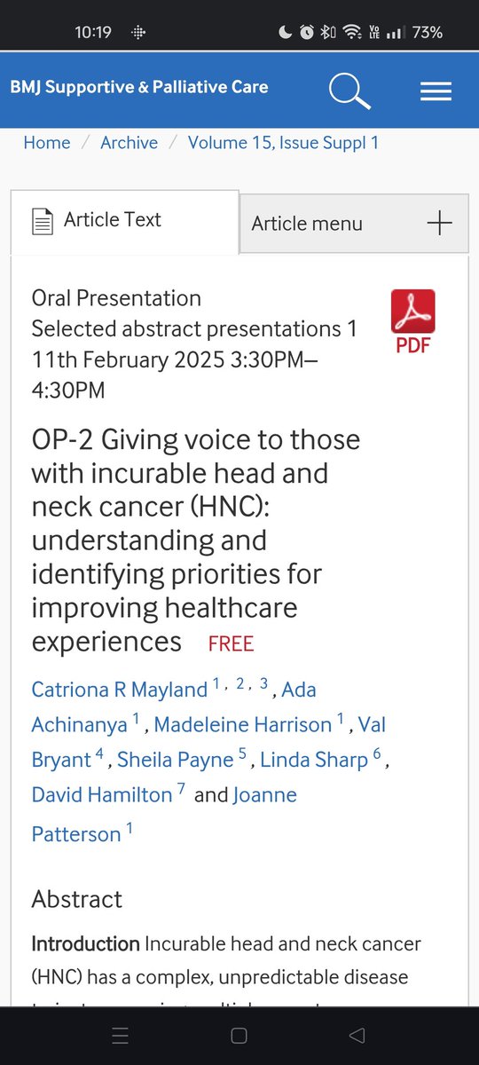 Improving incurable head and neck cancer study (@ii_hanc) on Twitter photo Excited to have shared our research with the brilliant minds at the #MCResearch2025! Here's the abstract that sparked some great discussions. Let's keep the conversation going! <a href="/SheilaPayne1/">Sheila Payne</a> <a href="/CattyRM/">Catriona Mayland</a> <a href="/eleanorachis/">Ada Achinanya, PhD.</a> <a href="/drjompatterson/">dr jo patterson</a> #MCResearch2025 #HNC #ScienceCommunication Excited to have shared our research with the brilliant minds at the #MCResearch2025! Here's the abstract that sparked some great discussions. Let's keep the conversation going! <a href="/SheilaPayne1/">Sheila Payne</a> <a href="/CattyRM/">Catriona Mayland</a> <a href="/eleanorachis/">Ada Achinanya, PhD.</a> <a href="/drjompatterson/">dr jo patterson</a> #MCResearch2025 #HNC #ScienceCommunication