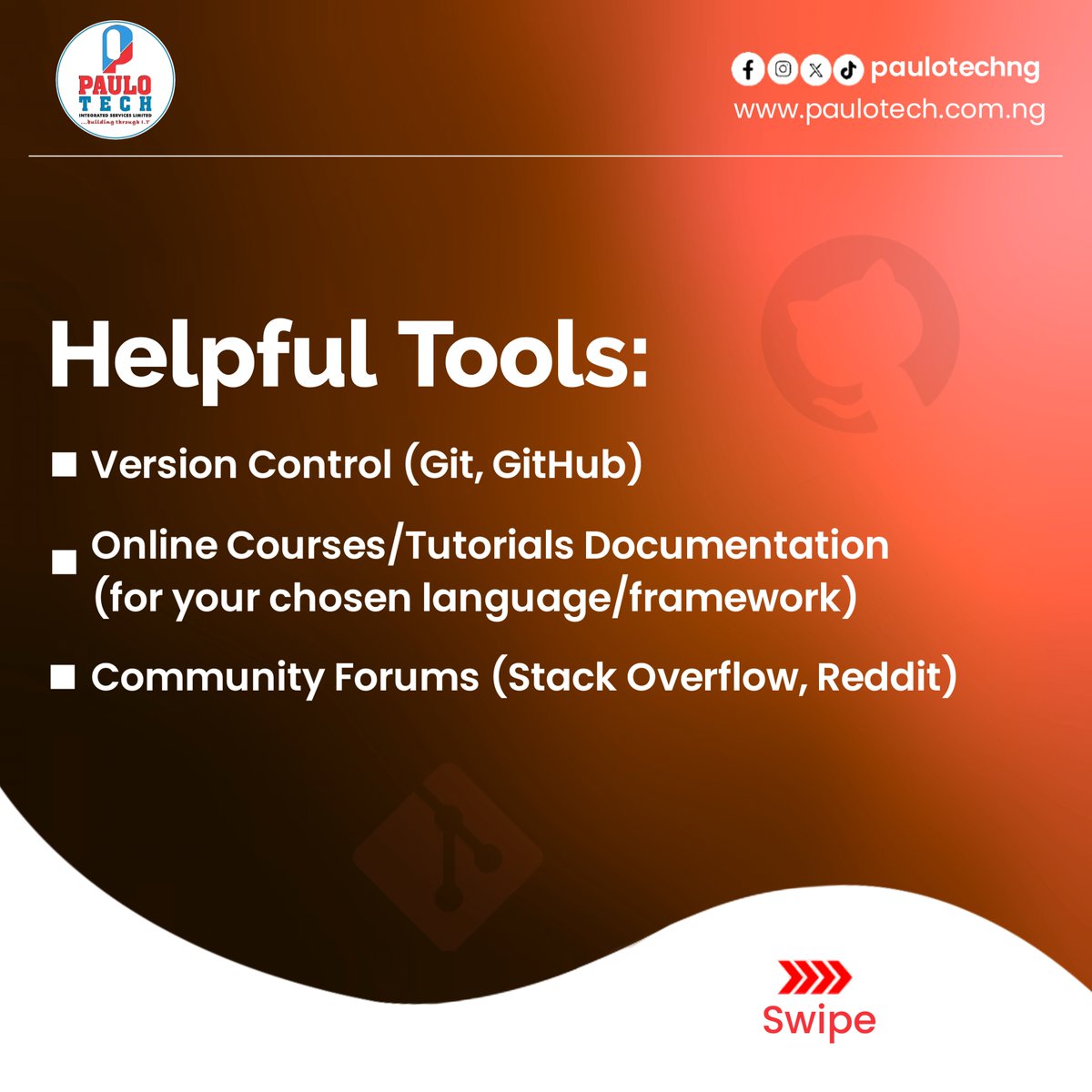 iampaulemeka's tweet photo. Join the Paulo Tech coding community and connect with fellow developers. Learn, grow, and build together.
What's the one coding tool you wish you have mastered? Tell us in the comments.

Sodom and Gomorrah Omo Onile NDLEA GPT-4.5 https://t.co/4HE0US7AhC
