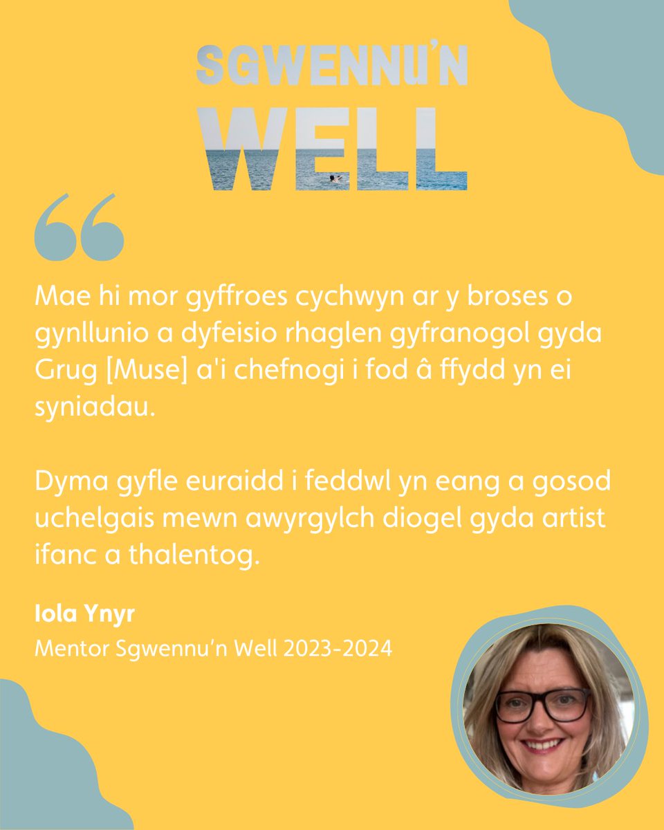 Mae ceisiadau ar agor i Sgwennu'n Well - ein rhaglen 15 mis i hwyluswyr llenyddol! 

Dyddiad cau: 5.00pm, Dydd Iau 13 Mawrth 2025.

Un a fu'n fentor ar y rhaglen llynedd oedd <a href="/YnyrIola/">Iola Ynyr</a> 👇💬
llenyddiaethcymru.org/ein-prosiectau…