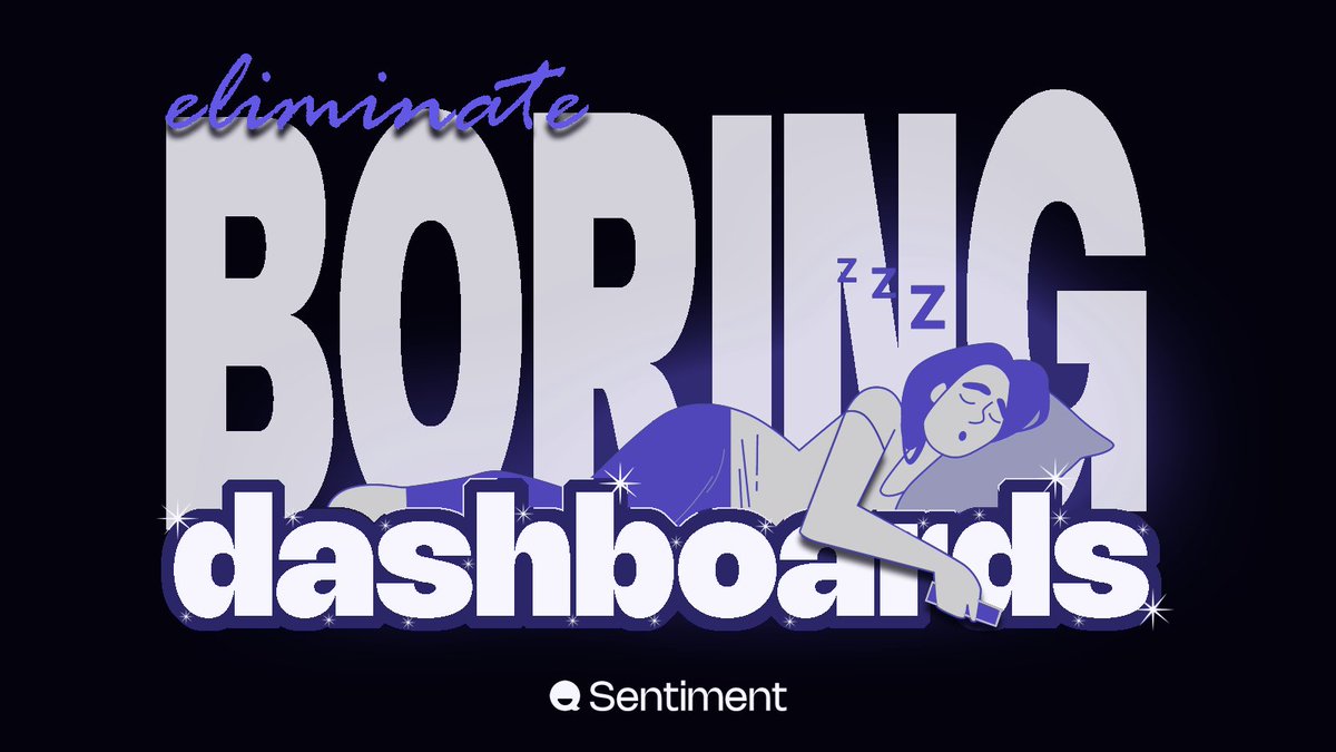 GiveSentiment's tweet image. 💤 Beyond Boring Dashboards

📊 Overwhelmed by boring analytics? Brands deserve better.

💡 Sentiment delivers intuitive, actionable insights through sleek Web3-powered dashboards. Data made simple!

#ActionableInsights #BetterData