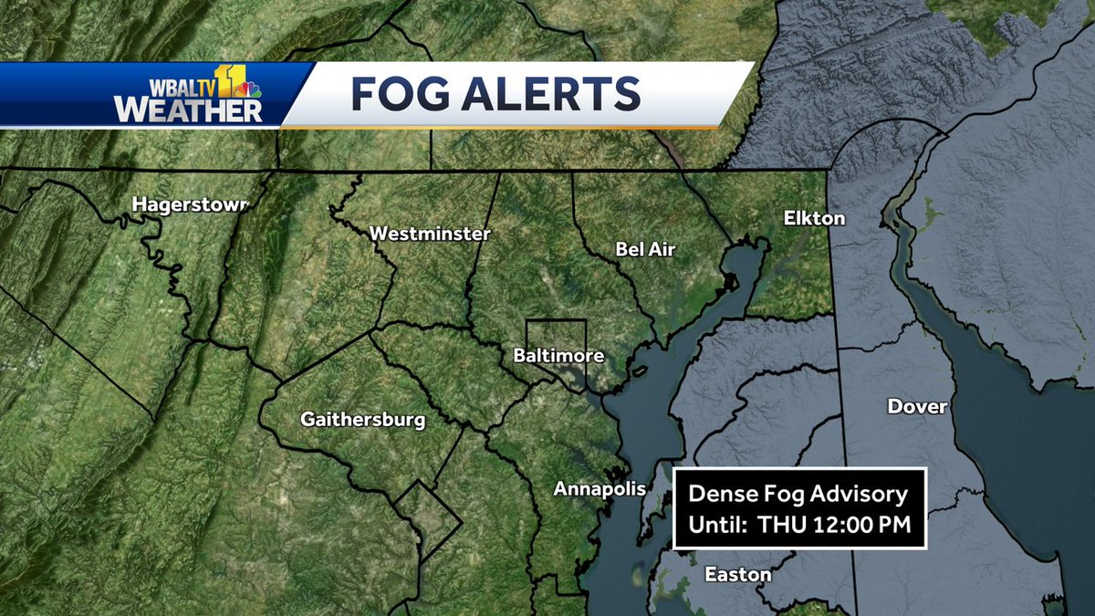 Dense Fog Advisory Issued Across Eastern U.S. Effective Until 8 AM, 4 ...