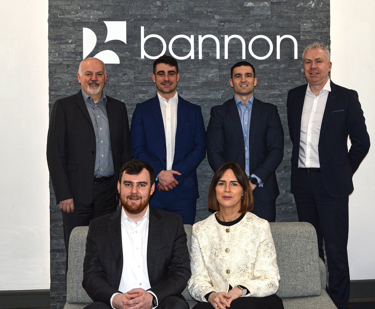 Bannon has announced senior appointments within the business. Will Lambe to Director, Sarah Fortune to Divisional Director; both Cillian O'Reilly and Daniel Muprhy to Associate Director.

These #promotions reflect on the professionalism, enthusiasm and client care show. 

#Bannon