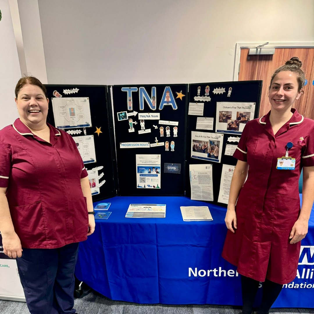 NCAlliance_NHS's tweet image. As part of #TLevelThursday we recently hosted a careers day where over 115 T-Level healthcare students attended from @Bury_College, @OldhamCollege, @hopwoodhall and Salford College.

Welcomed by over 30 of our NCA colleagues who showcased the range of careers available.