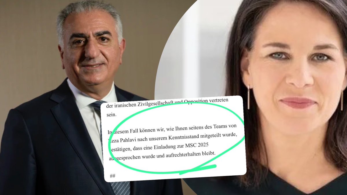 Baerbock und Münchner Sicherheitskonferenz knicken vor Mullahs ein!

Wer Demokratie mit Füßen tritt und den Wünschen der Islamisten folgt, sollte aufhören, von Frieden und Freiheit zu reden – besser einfach den Mund halten!

<a href="/PahlaviReza/">Reza Pahlavi</a> <a href="/AuswaertigesAmt/">Auswärtiges Amt</a> @ABaerbock  @MSCheusgen