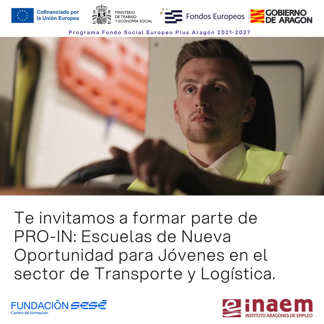 🚛📦¿Conoces el programa PRO-IN (Proyecto Integral de Empleo) de las Escuelas de Nueva Oportunidad en el sector de Transporte y Logística?

formacionfundacionsese.com/programa-de-pr…

#Formación #EmpleoJuvenil #TransporteYLogística #FundaciónSesé #ProIn