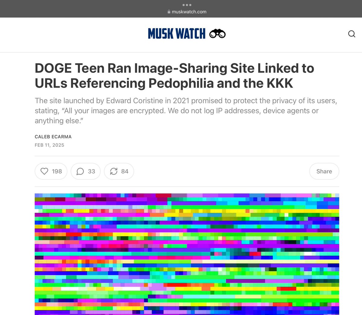 Jim Stewartson, Antifascist 🇨🇦🇺🇦🏴☠️🇺🇸 (@jimstewartson) on Twitter photo I think it should be a bigger deal that 19-year old “Big Balls” Coristine — who was a member of “The Com,” a cybercriminal ring that includes Satanic Nazis who extort CSAM from kids, and ran a site connected to pedophilia and the KKK — is a “Senior Adviser” in the <a href="/StateDept/">Department of State</a>. I think it should be a bigger deal that 19-year old “Big Balls” Coristine — who was a member of “The Com,” a cybercriminal ring that includes Satanic Nazis who extort CSAM from kids, and ran a site connected to pedophilia and the KKK — is a “Senior Adviser” in the <a href="/StateDept/">Department of State</a>.