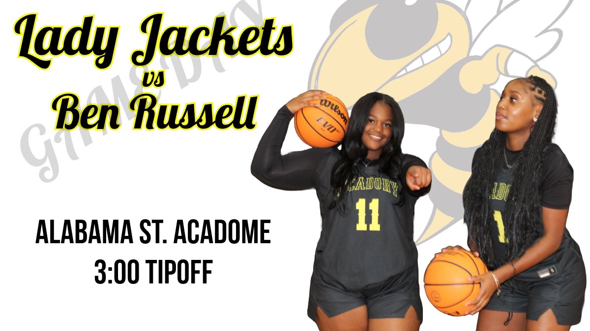 Game day for the McAdory High School girls basketball team.  The game will be played at Alabama State University and will be streamed on NFHS Network. #JacketsNumberOne