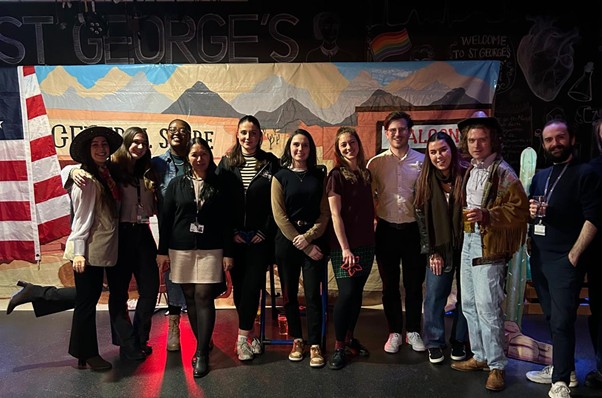 St George's Vaccine Institute (@stgeorges_vi) on Twitter photo At the CNPI we have 3 teams (vaccines, immunology & AMR), but they communicate, support, and celebrate together!
Like at the Rootin' Tootin' Rodeo Party at <a href="/StGeorgesUni/">St George's, University of London (1752-2024)</a> where members of all three teams came together to connect, unwind, and do some line dancing! At the CNPI we have 3 teams (vaccines, immunology & AMR), but they communicate, support, and celebrate together!
Like at the Rootin' Tootin' Rodeo Party at <a href="/StGeorgesUni/">St George's, University of London (1752-2024)</a> where members of all three teams came together to connect, unwind, and do some line dancing!