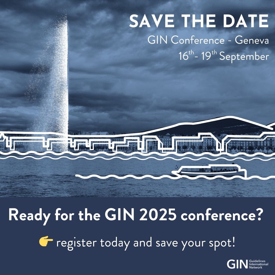 🌍 Elevate your expertise at #GIN2025 with this year´s pre-conference <a href="/INGUIDE_Program/">INGUIDE Program (Guideline Int'l Network+McMaster)</a> courses:

- Guideline Panel Member
- Guideline Methodologist
- Lead Guideline Developer &amp; Chair
- INGUIDE Training Instructor

🗓️ Sept 15–16, 2025
🔗 bit.ly/4gFj6pz