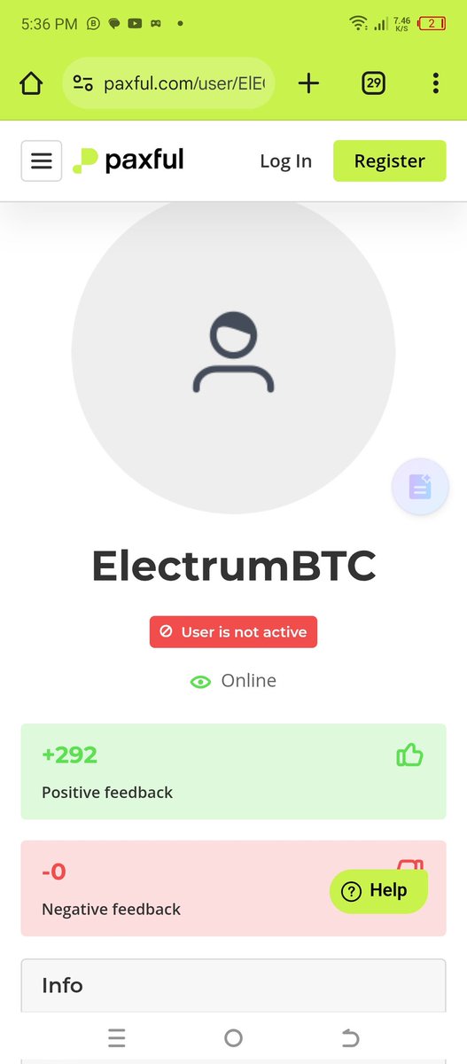 After 4 years of trusting and supporting my sweet paxful in my community,,,paxful decided to bann my account after writing to me it is safe it decided to ban because of high risk activity...help me restore my account  @paxful @paxfulstatus #restore ElECTRUMBTC