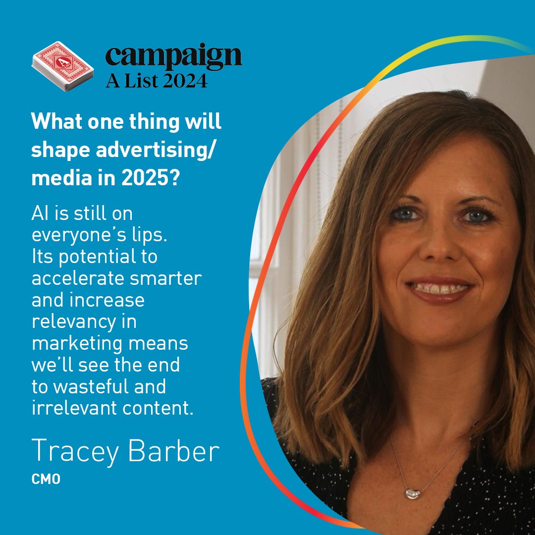 Who was Team Glinda and who was Team Elphaba? 💖💚 And what’s the one thing that will shape our industry in 2025? 👀 Our A-Listers, Gabrielle Ludzker and Tracey Barber, tackled <a href="/Campaignmag/">Campaign</a>’s big questions...

campaignlive.co.uk/alist/2025/tra…

campaignlive.co.uk/alist/2025/gab…