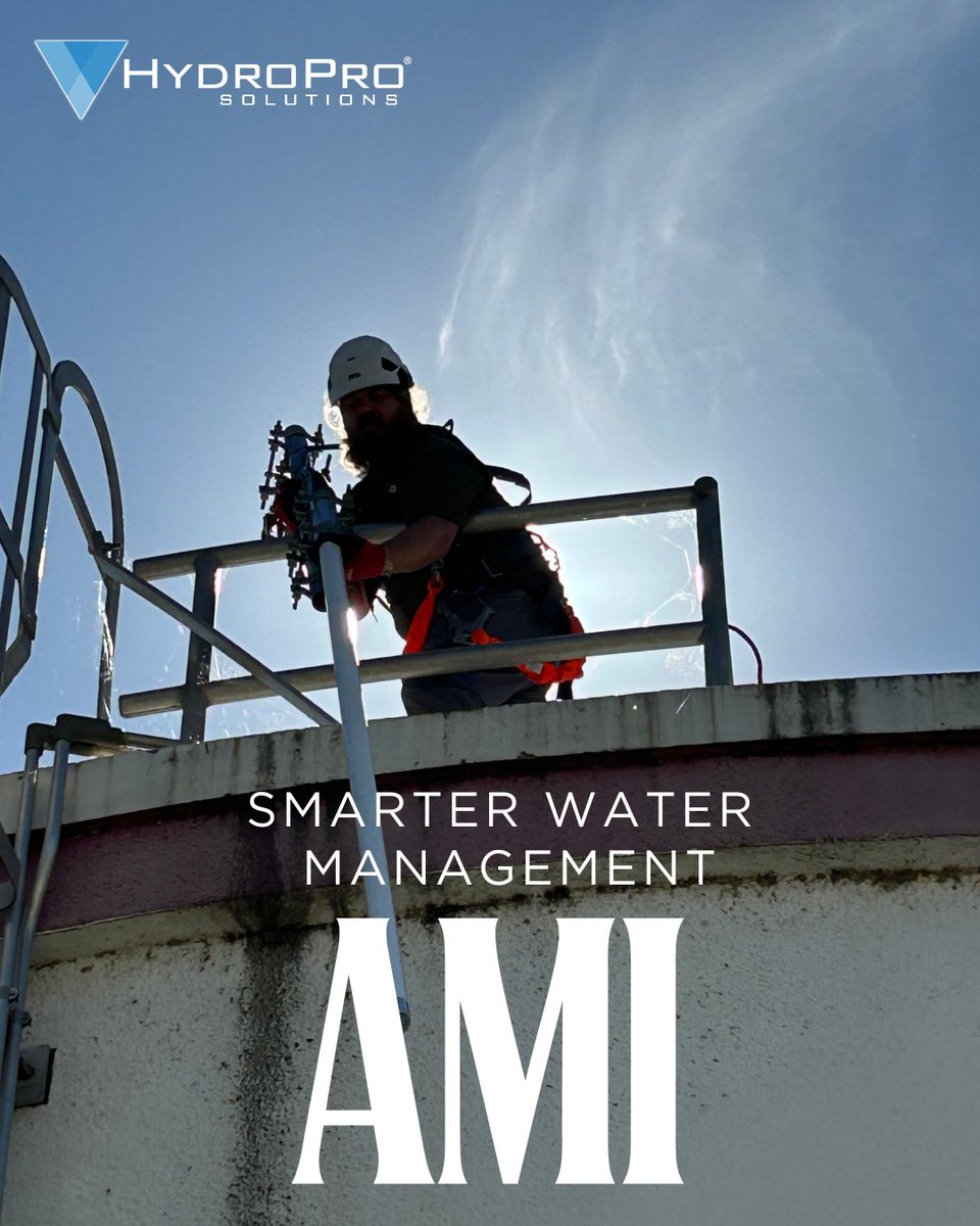 From planning to installation, HydroPro Solutions delivers full AMI systems that transform water management. Smart metering isn’t just the future—it’s now. #WaterTech