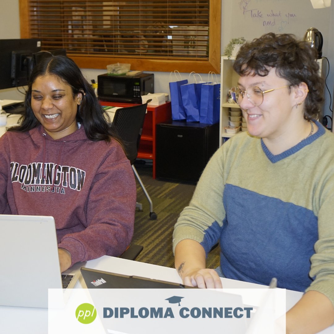 Your path! Your diploma! Your future! 

Diploma Connect is a program for adults who have not yet earned their high school diplomas! If you are interested in learning more click here bit.ly/3YaiKS6