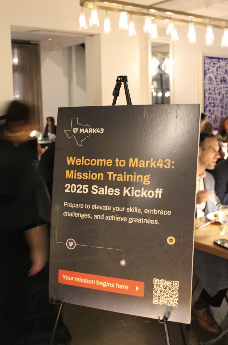 mark43's tweet image. A few more highlights from our 2025 Sales Kickoff in Dallas, TX! It was an impactful and energizing time bringing team members from across the organization together to collaborate, learn and shape our strategy and vision for 2025. Full steam ahead! #Mark43 #PublicSafetyTech #SKO