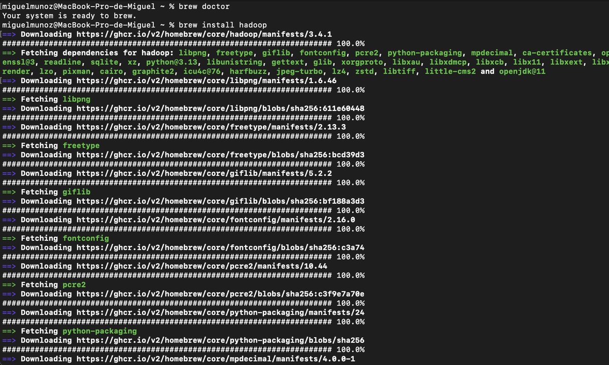 miguelmnzl's tweet image. System ready to brew 🤤 #hadoop