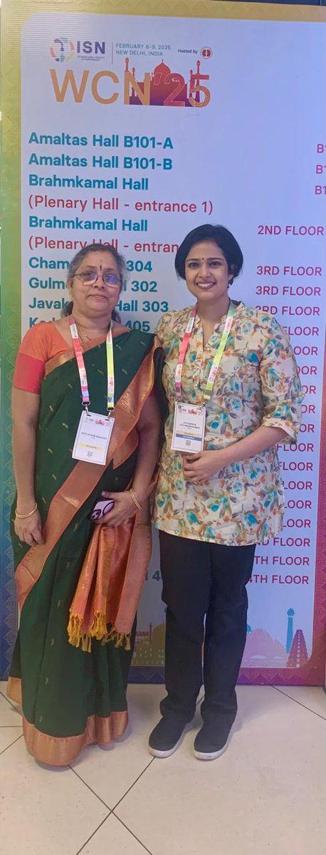 With <a href="/WomenNeph_india/">Women in Nephrology-India</a> team at WCN 2025🥰