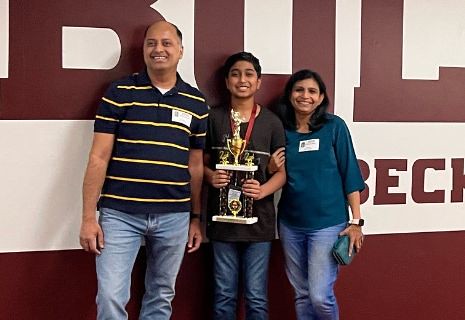 Congratulations to Beckendorff Junior High sixth-grader Arnav Vijay and Beck Junior High sixth-grader Sahith Iyer!  These two talented spellers are set to represent Katy ISD at the 2025 Scripps Regional Spelling Bee on March 22! 

Learn more: ow.ly/7EHm50UYMK9
#KatyISD