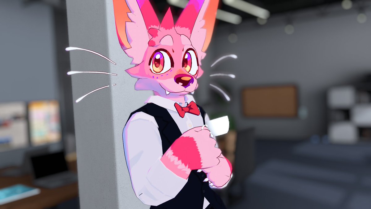 ✨Business casual or doing Business Casually?👔 The new Outfit for my #furry #vrchat avatars is out !✨ kokou.gumroad.com/l/business