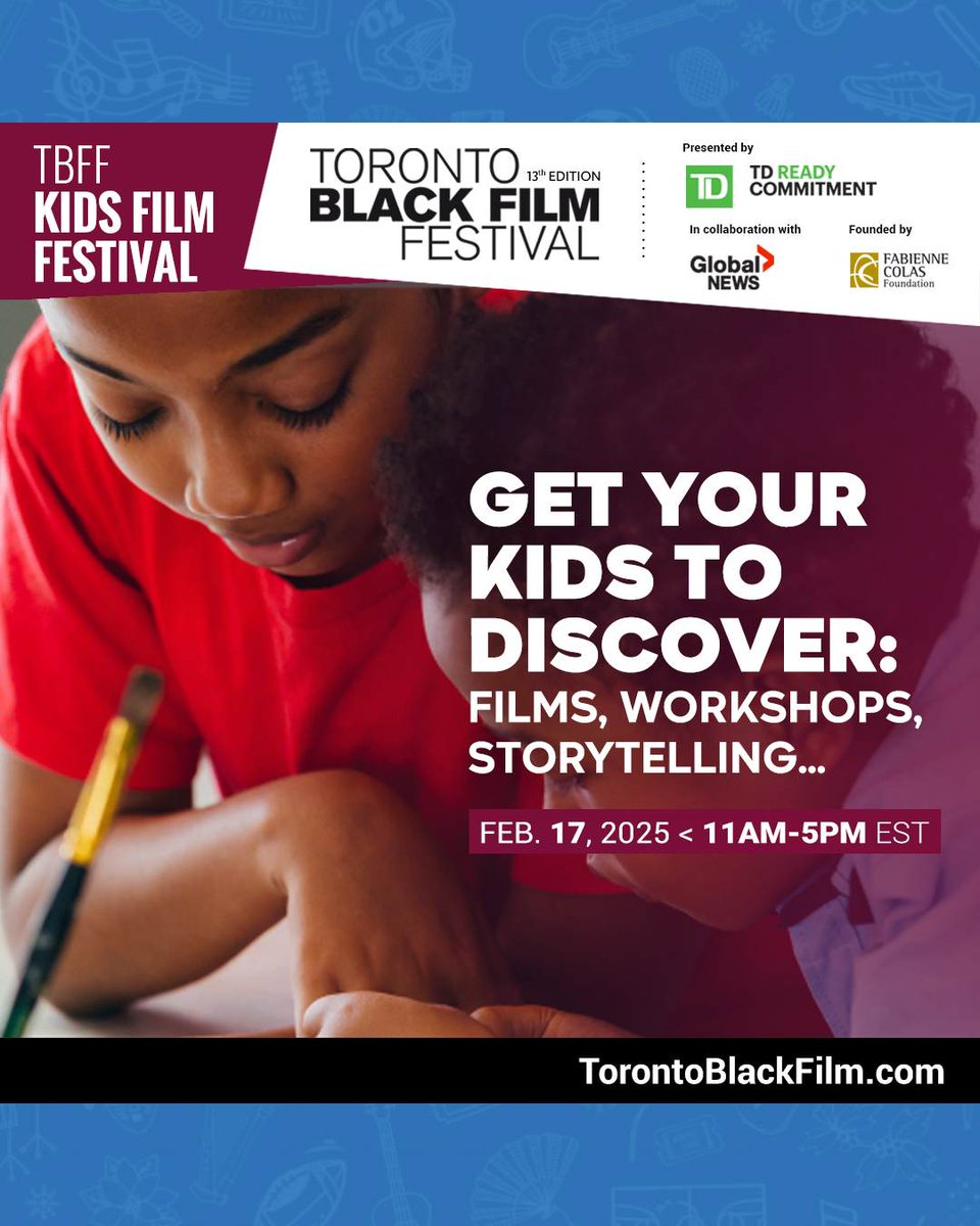 KidsUpFront TO (@kidsupfrontto) on Twitter photo #WishGranted: Thanks to Toronto Black Film Festival, HeartBeatz families get the opportunity to see the film "The Mystery of Waza" on Feb 17 as part of the festival.
Special thanks to the <a href="/TOBlackFilmFest/">Toronto Black Film Festival - TBFF</a> for donating 10 tickets!
#TBFF25 #WishGranted: Thanks to Toronto Black Film Festival, HeartBeatz families get the opportunity to see the film "The Mystery of Waza" on Feb 17 as part of the festival.
Special thanks to the <a href="/TOBlackFilmFest/">Toronto Black Film Festival - TBFF</a> for donating 10 tickets!
#TBFF25