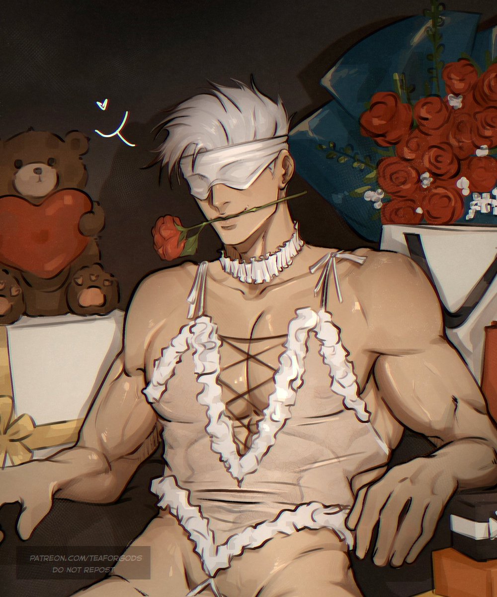 1004_xvn's tweet photo. Valentine's Day surprise 😌❤️ #Gojo https://t.co/Ee9TwIDkGd