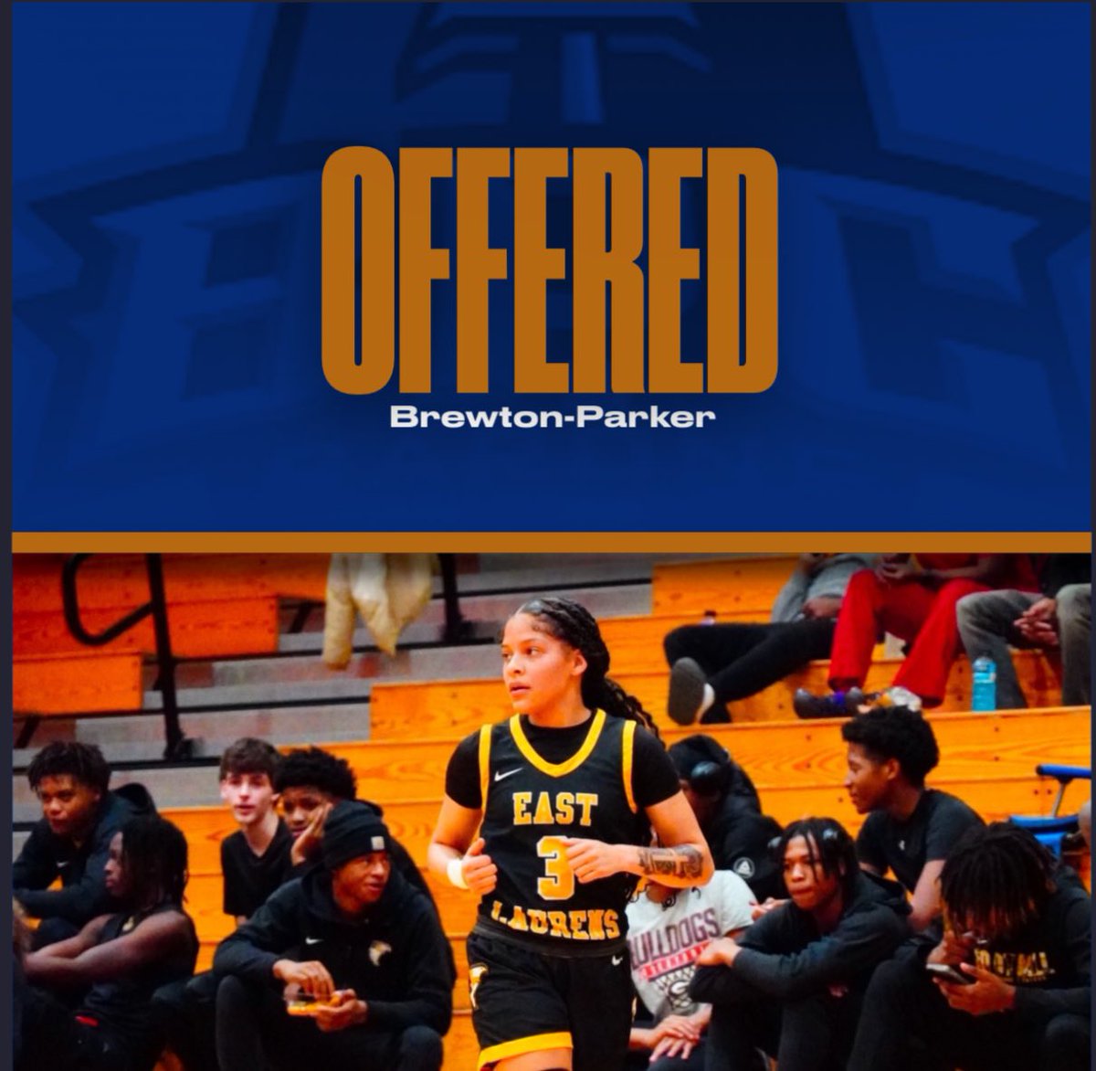 Blessed to receive my 1st offer from Brewton-Parker college <a href="/CoachJQuart/">Justin Quarterman</a> <a href="/bpcwbb/">Brewton-Parker Women's Basketball</a>