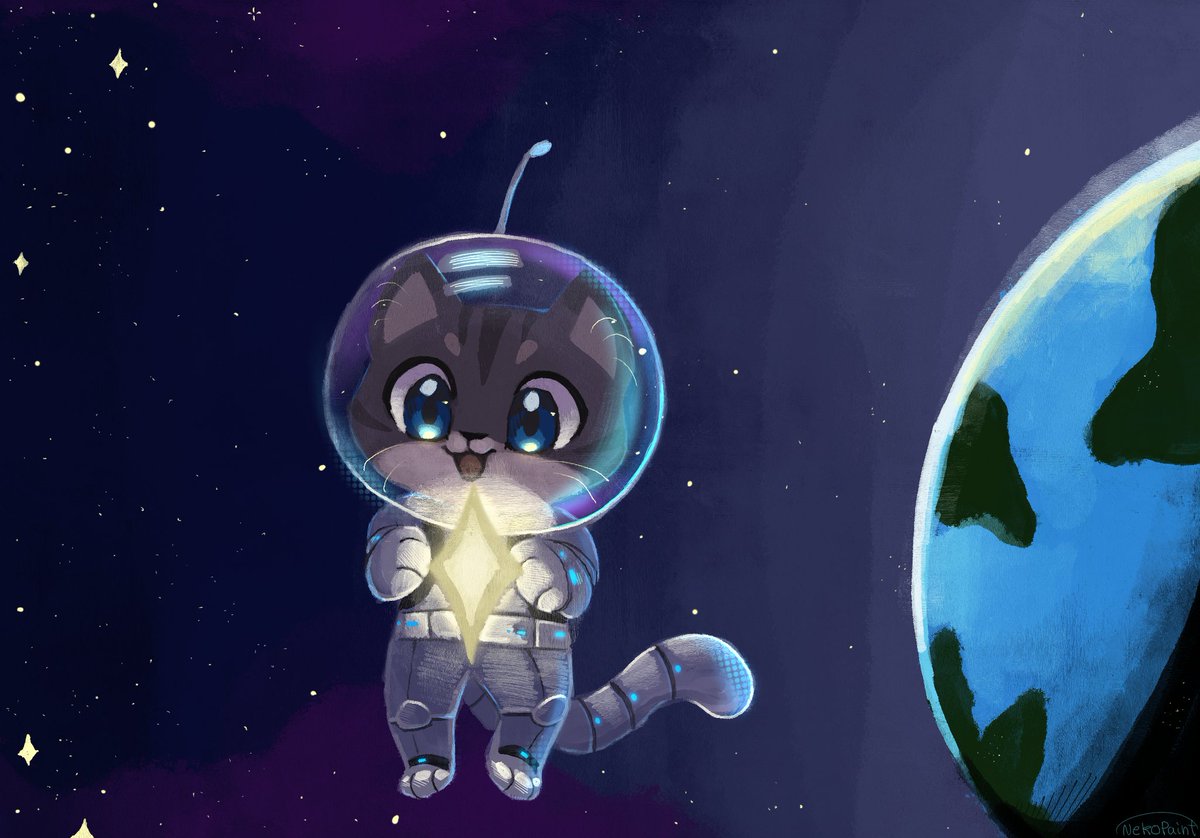Star harvest ✨😺

#furry #furryart