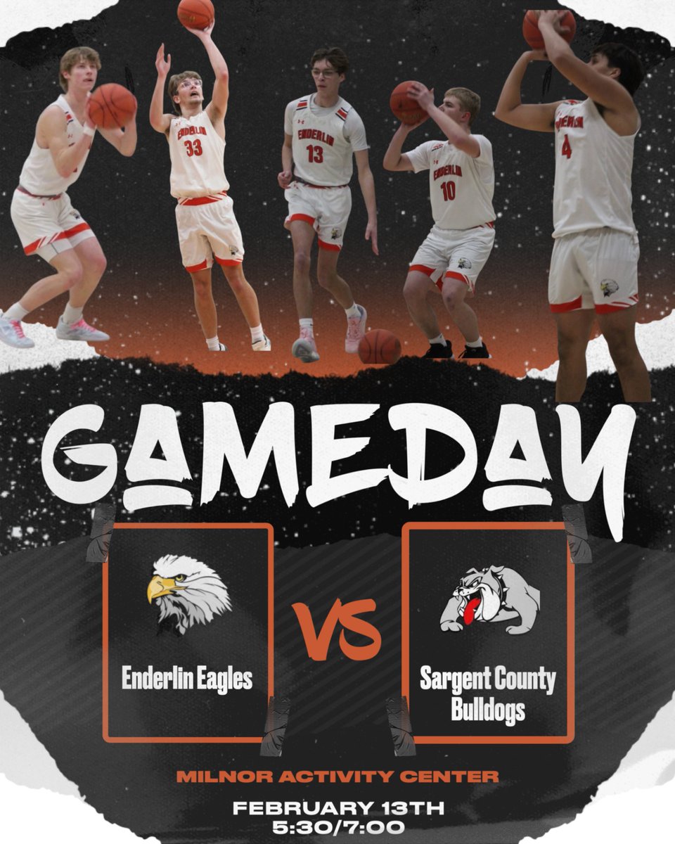 Boys basketball heads to Milnor tonight to take on the Sargent County Bulldogs! Live on Your Live Event on YouTube @ 5:30 and 7:00. Good luck guys! (Photo Credit: Daryn Christl)