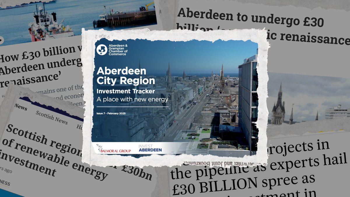 Invest Aberdeen (@invest_aberdeen) on Twitter photo The North East of Scotland will be transformed by over £30 billion of investment in the coming decade, according to a landmark report published today from <a href="/chambertalk/">Aberdeen & Grampian Chamber of Commerce</a>. Read more about it here bit.ly/3CEtGiJ #InvestAbdn The North East of Scotland will be transformed by over £30 billion of investment in the coming decade, according to a landmark report published today from <a href="/chambertalk/">Aberdeen & Grampian Chamber of Commerce</a>. Read more about it here bit.ly/3CEtGiJ #InvestAbdn