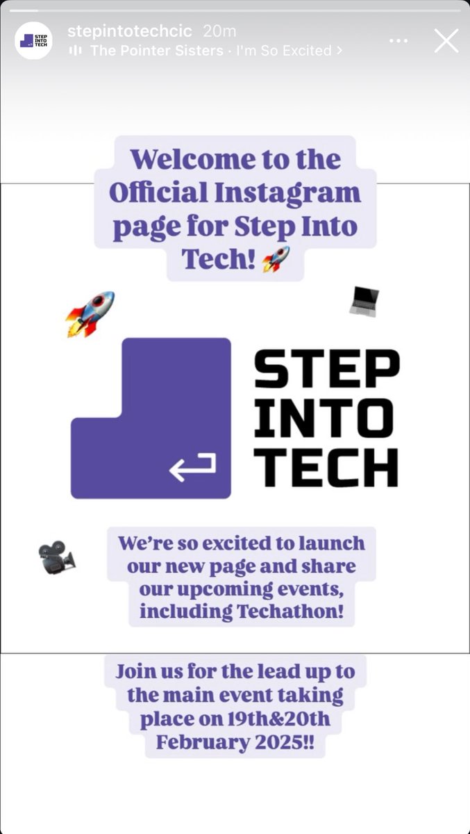 YouthTechathon's tweet image. We’re on Instagram! 🎥
Join us over on our new official Instagram page (@stepintotechcic) to follow along our upcoming event Techathon 2025! ✨
With live updates leading up to and covering our event days, we can’t wait to share more! 🚀
#Techathon2025 #InnovationInAction