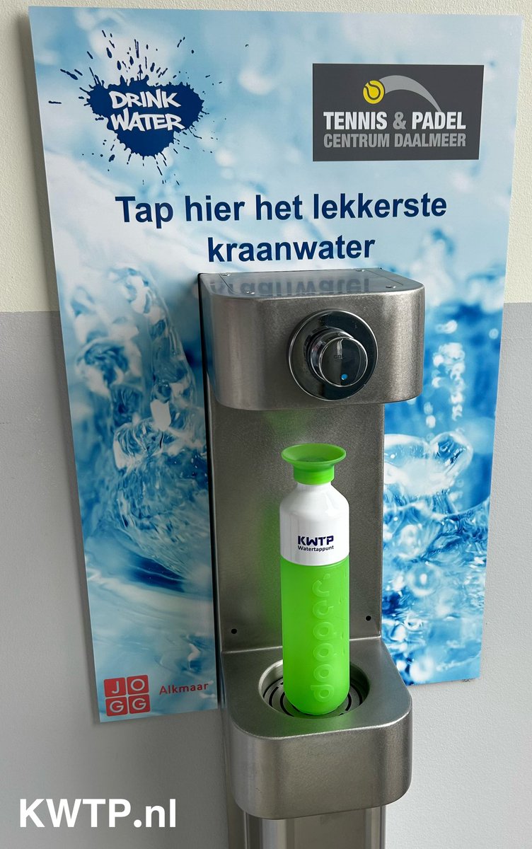 Ook #tennis en #padel club Daalmeer stapt over op een KWTP #watertappunt! 

Ook iets voor jouw sportclub? Ga dan ff snel naar KWTP.nl 😁

#drinkwater #jogg #kraanwater #tennisclub #KWTP #empaso #duurzaam