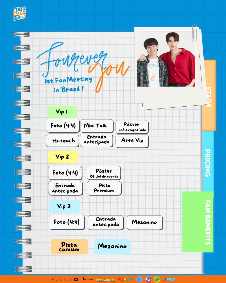 🚨OFICIAL: #PondEarth e #MaxkyBas de #ForeverYouProject, estarão em São Paulo no dia 20 de abril para fan meeting único no Brasil!

Os ingressos, a partir de R$ 150, estarão à venda a partir deste sábado, dia 15.