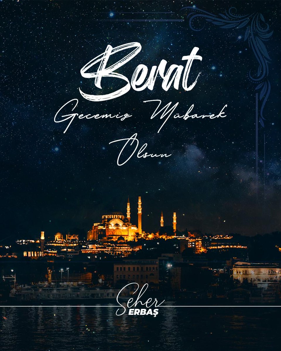 Ramazan ayının müjdecisi Berat gecemiz, dualarımızın kabulüne, günahlarımızdan beraatimize vesile olsun.