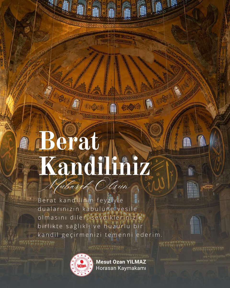 Başta ülkemiz ve islam alemi olmak üzere tüm insanlığa hayırlar getirmesi duasıyla #beraatkandili miz mübarek olsun.
