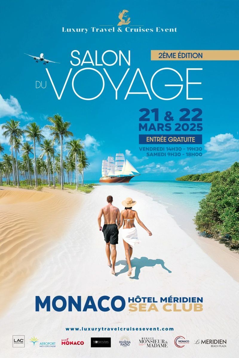 🗓️La 2ème édition du salon du Voyage et de la Croisière Luxury Travel &amp; Cruises Event aura lieu les 21-22/03 au : Hôtel Méridien Beach Plaza - Sea Club à Monaco.
Inscriptions : cote-azur.cci.fr/evenement/sea-…
#Tourisme06 #FilièreTourisme06 #Economie06