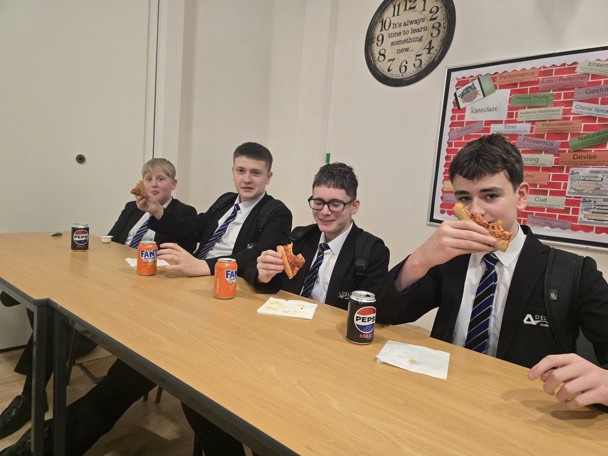 DeltaDarton's tweet image. We hope you have LOVED your pizza party 🥳  as a reward for excellent attendance! #Attendancematters #ProudofDarton #Pizzaparty