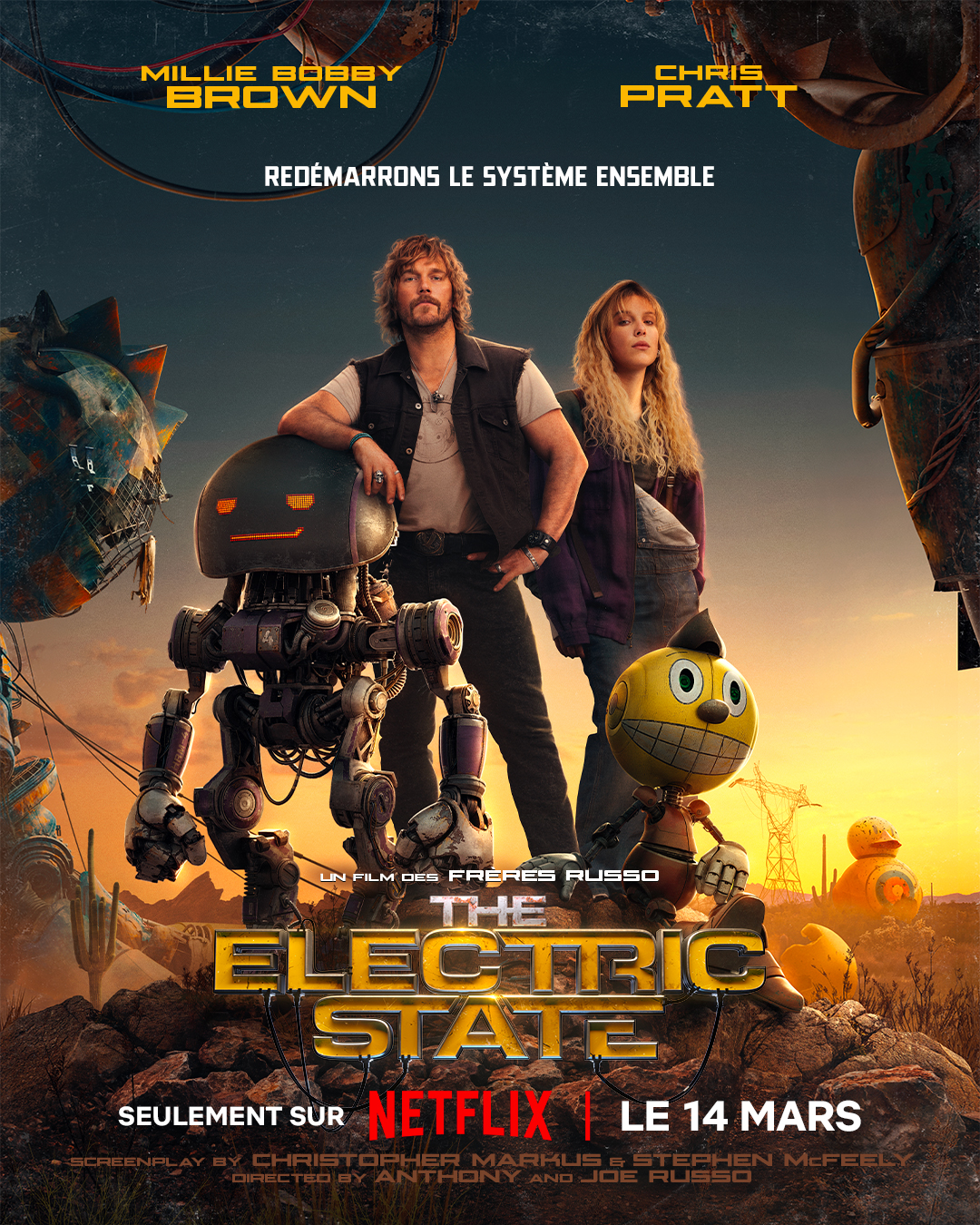 Franse Electric State poster op Netflix België
