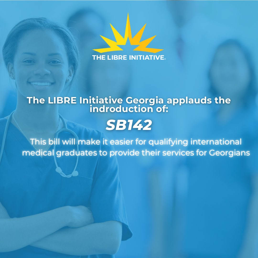 The <a href="/LIBREinitiative/">The LIBRE Initiative</a> Georgia applauds the introduction of Senate Bill 142!